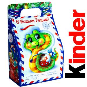 Детский подарок на Новый Год в жестяной упаковке весом 335 грамм по цене 1312 руб в Ишимбае