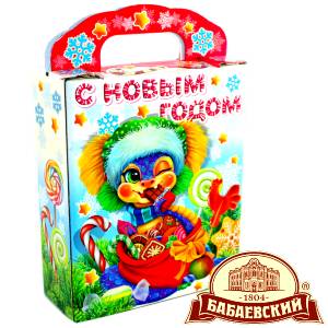 Детский подарок на Новый Год в мешочке весом 800 грамм по цене 1261 руб в Ишимбае